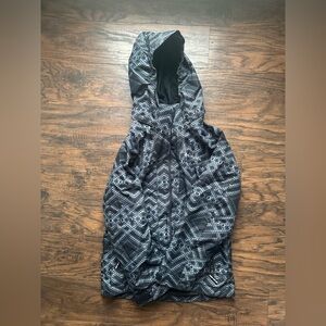 Columbia Kids Raincoat - Black and Gray Pattern